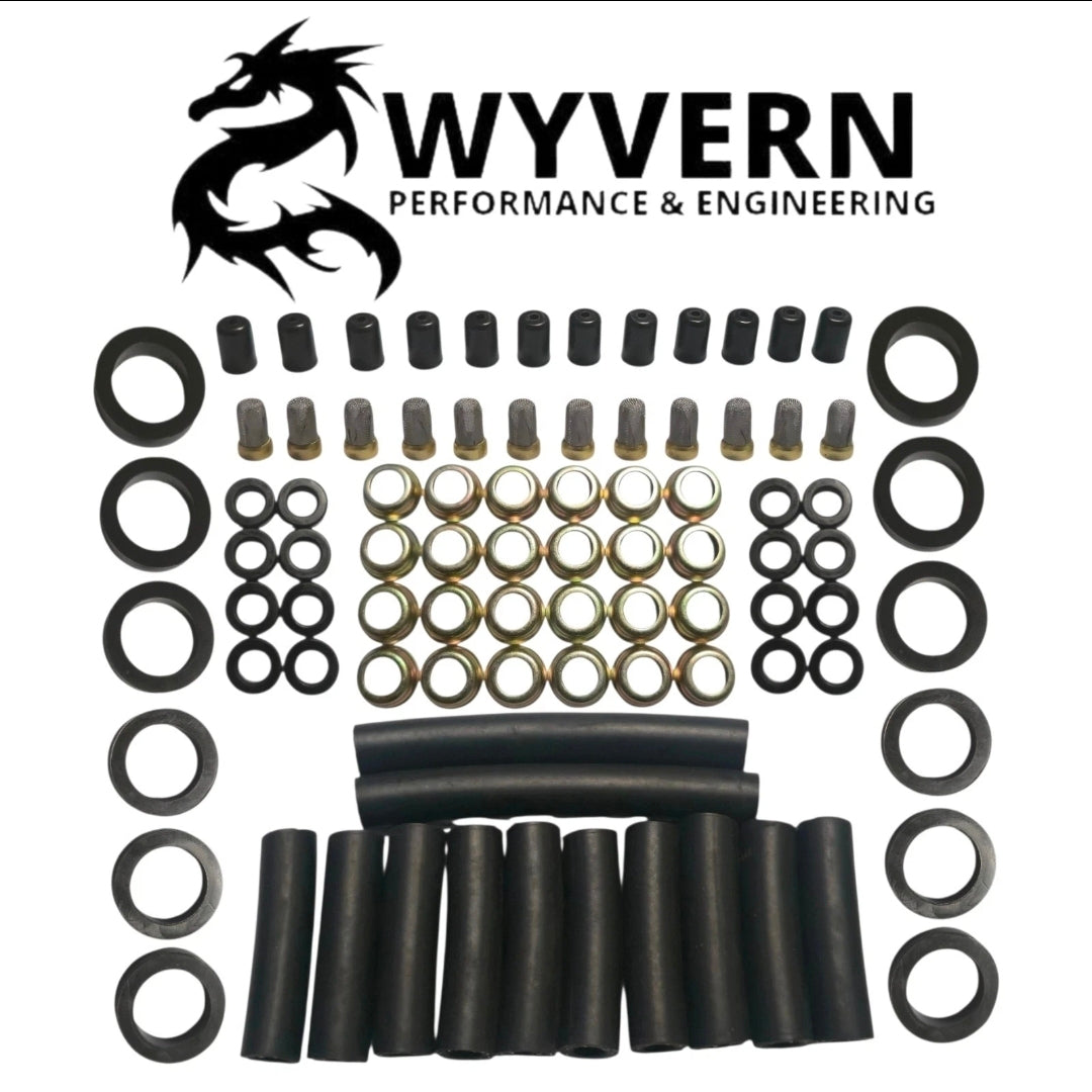 Jaguar XJ XJS 5.3 V12 HE & Daimler Double Six INJECTOR OVERHAUL O-ring Seal Kit