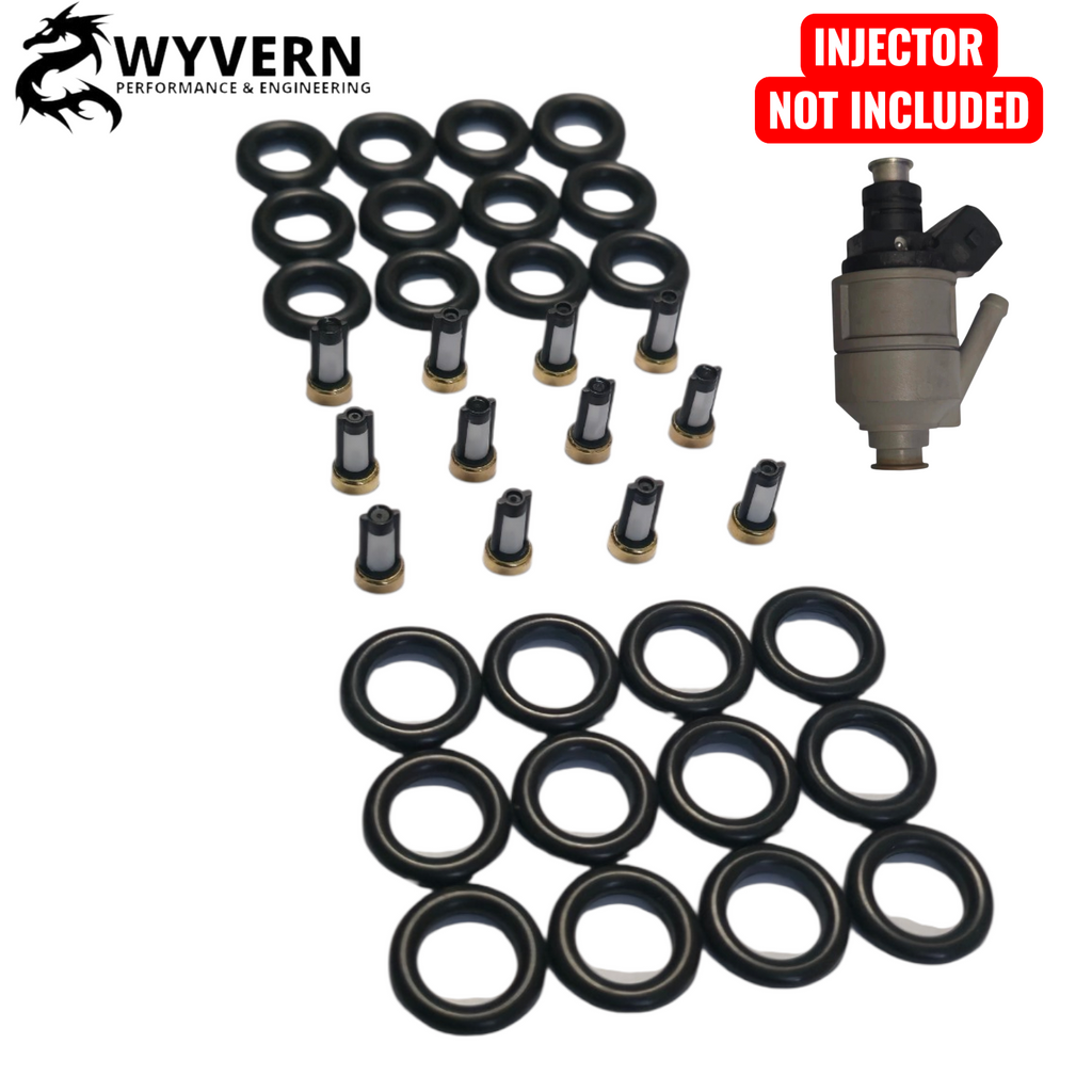 BMW E32 E38 E31 V12 3.0 5.0 M70B50 1435991 INJECTOR Seal O-RING Full Rebuild KIT