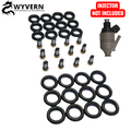 BMW E32 E38 E31 V12 3.0 5.0 M70B50 1435991 INJECTOR Seal O-RING Full Rebuild KIT