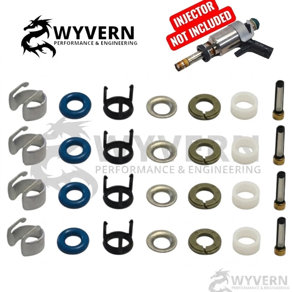 AUDI VW Seat 1.8 2.0 TFSI TSI 0261500074 76 INJECTOR Seal O-ring Rebuild KIT